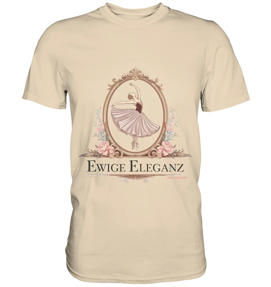 Elise Ballett – Eleganz im Vintage-Stil - Premium Shirt Bright Lights Arts