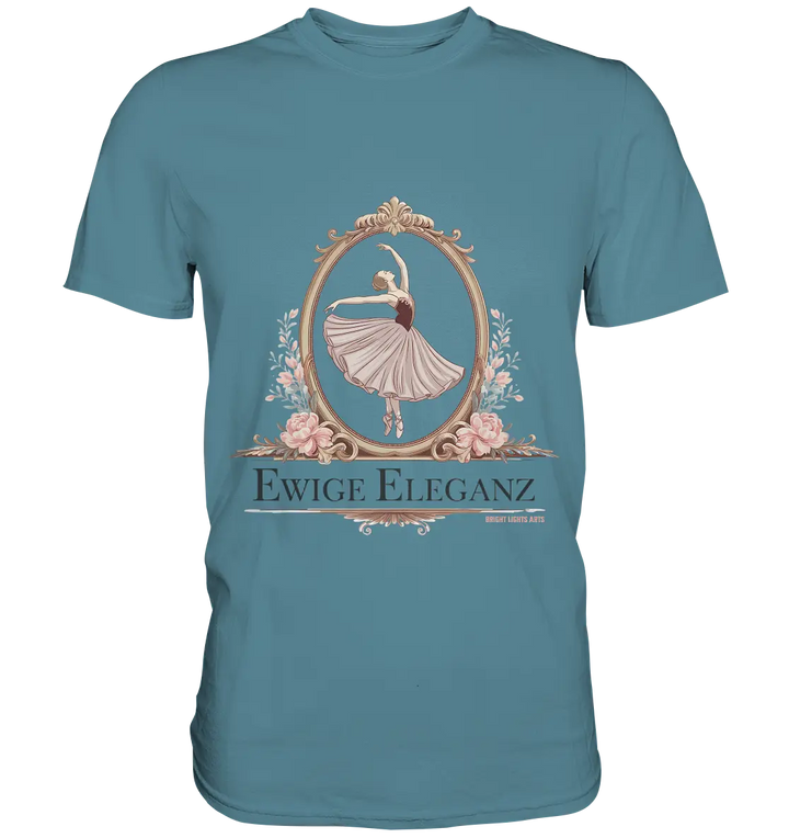 Elise Ballett – Eleganz im Vintage-Stil - Premium Shirt Bright Lights Arts