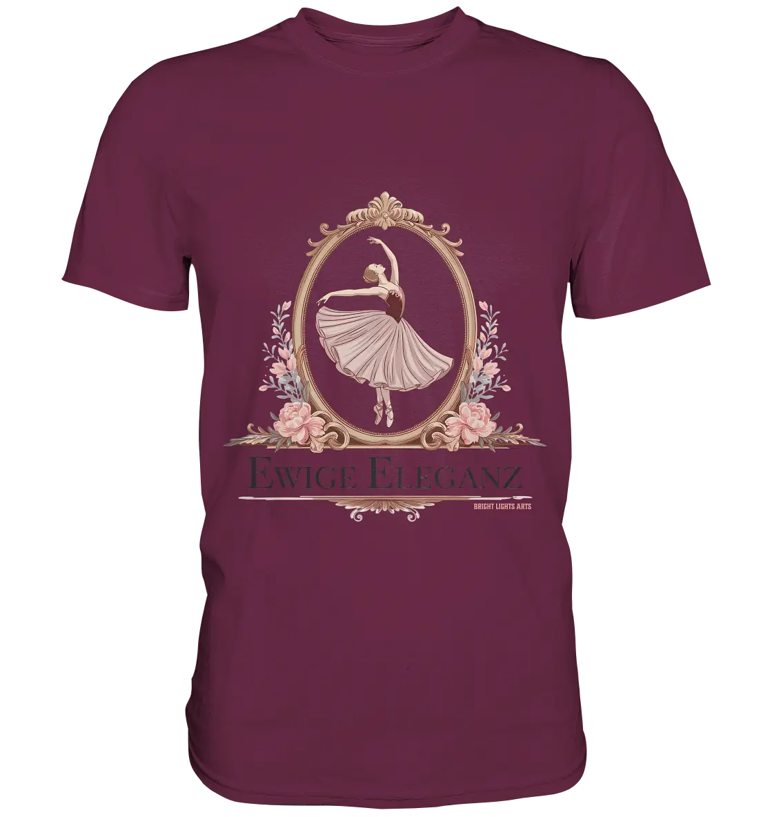 Elise Ballett – Eleganz im Vintage-Stil - Premium Shirt Bright Lights Arts