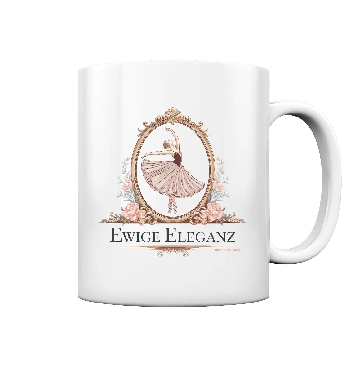 Elise Ballett – Eleganz im Vintage-Stil - Tasse glossy Bright Lights Arts