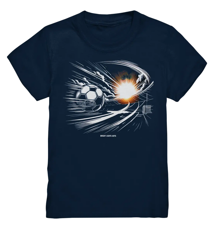 Energie-Fußball – Explosion der Dynamik - Kids Premium Shirt Bright Lights Arts
