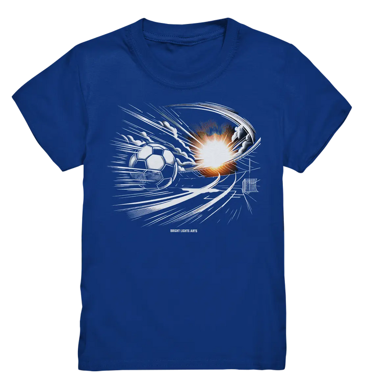 Energie-Fußball – Explosion der Dynamik - Kids Premium Shirt Bright Lights Arts