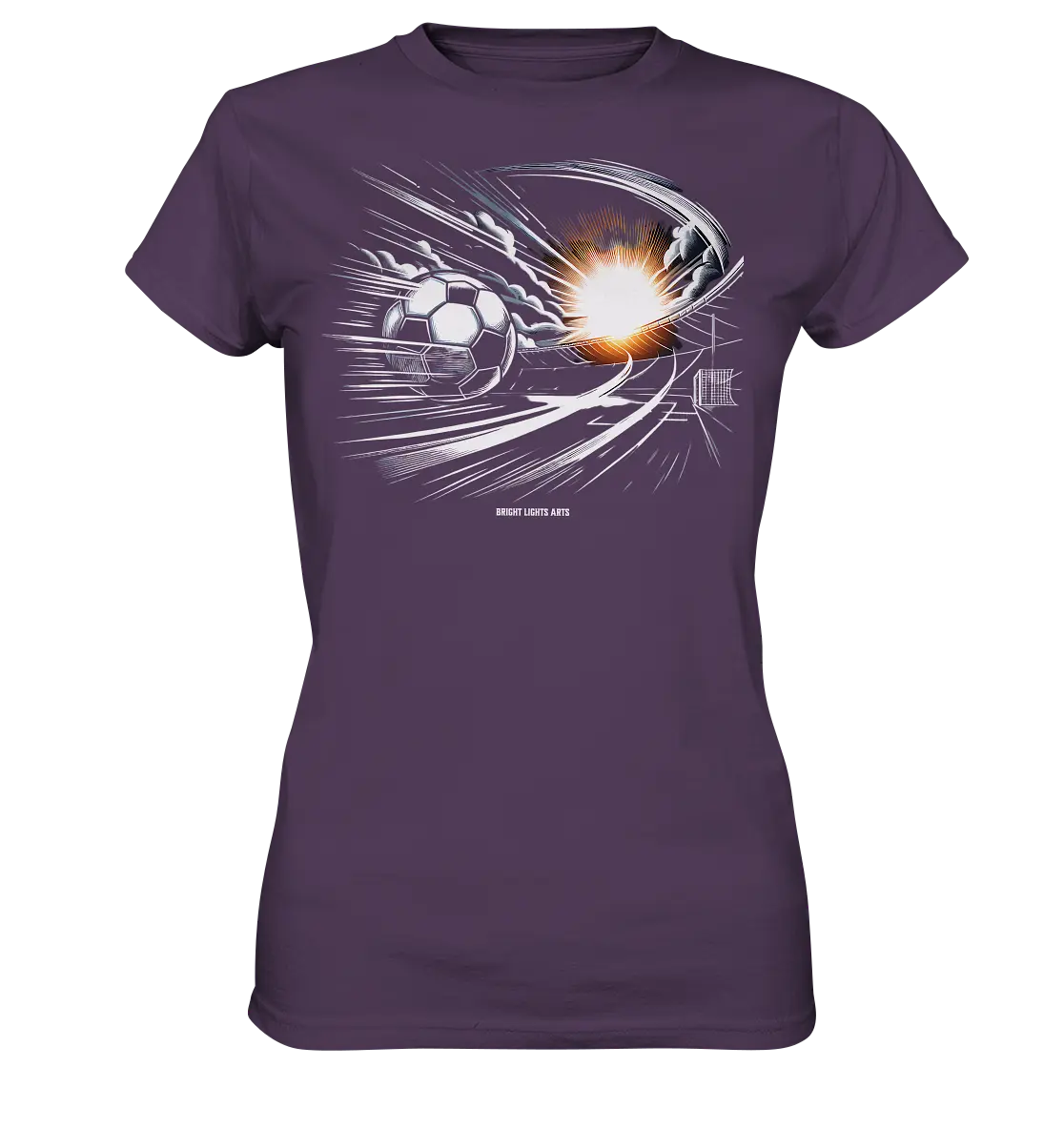 Energie-Fußball – Explosion der Dynamik - Ladies Premium Shirt Bright Lights Arts