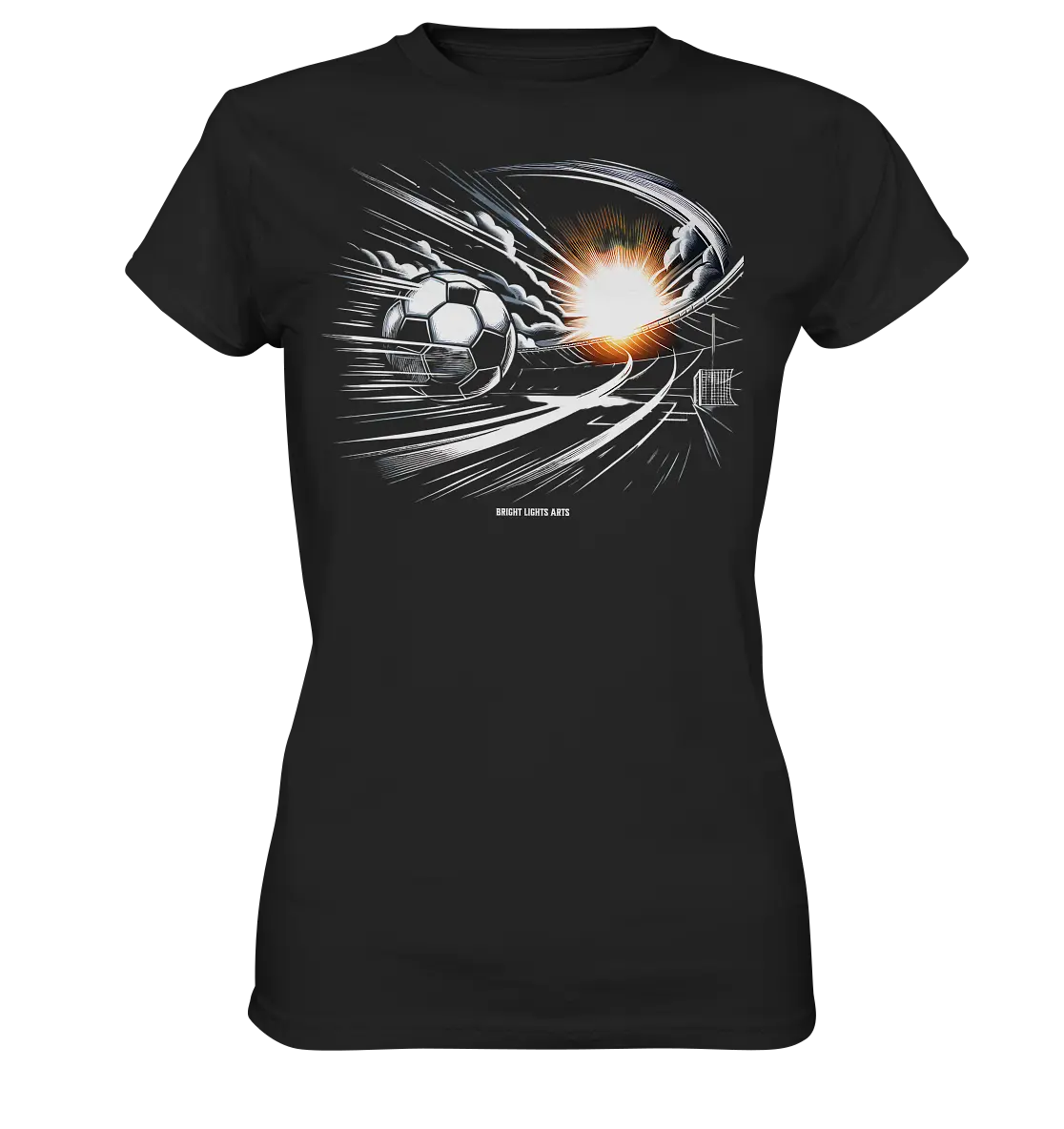 Energie-Fußball – Explosion der Dynamik - Ladies Premium Shirt Bright Lights Arts