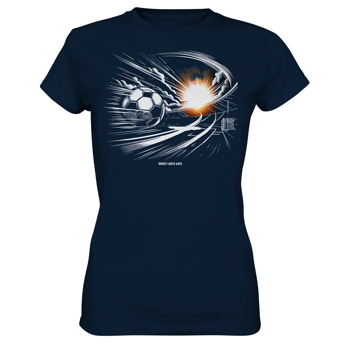 Energie-Fußball – Explosion der Dynamik - Ladies Premium Shirt Bright Lights Arts