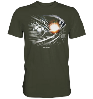 Energie-Fußball – Explosion der Dynamik - Premium Shirt Bright Lights Arts