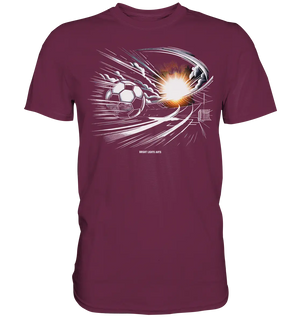 Energie-Fußball – Explosion der Dynamik - Premium Shirt Bright Lights Arts
