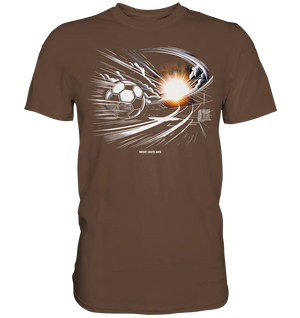 Energie-Fußball – Explosion der Dynamik - Premium Shirt Bright Lights Arts