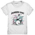 Energie am Schlagzeug - Kids Premium Shirt Bright Lights Arts
