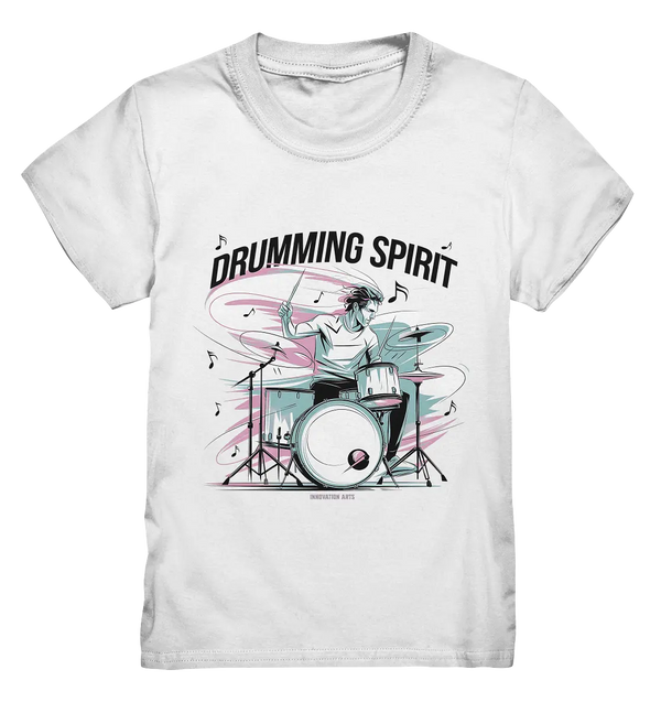 Energie am Schlagzeug - Kids Premium Shirt Bright Lights Arts