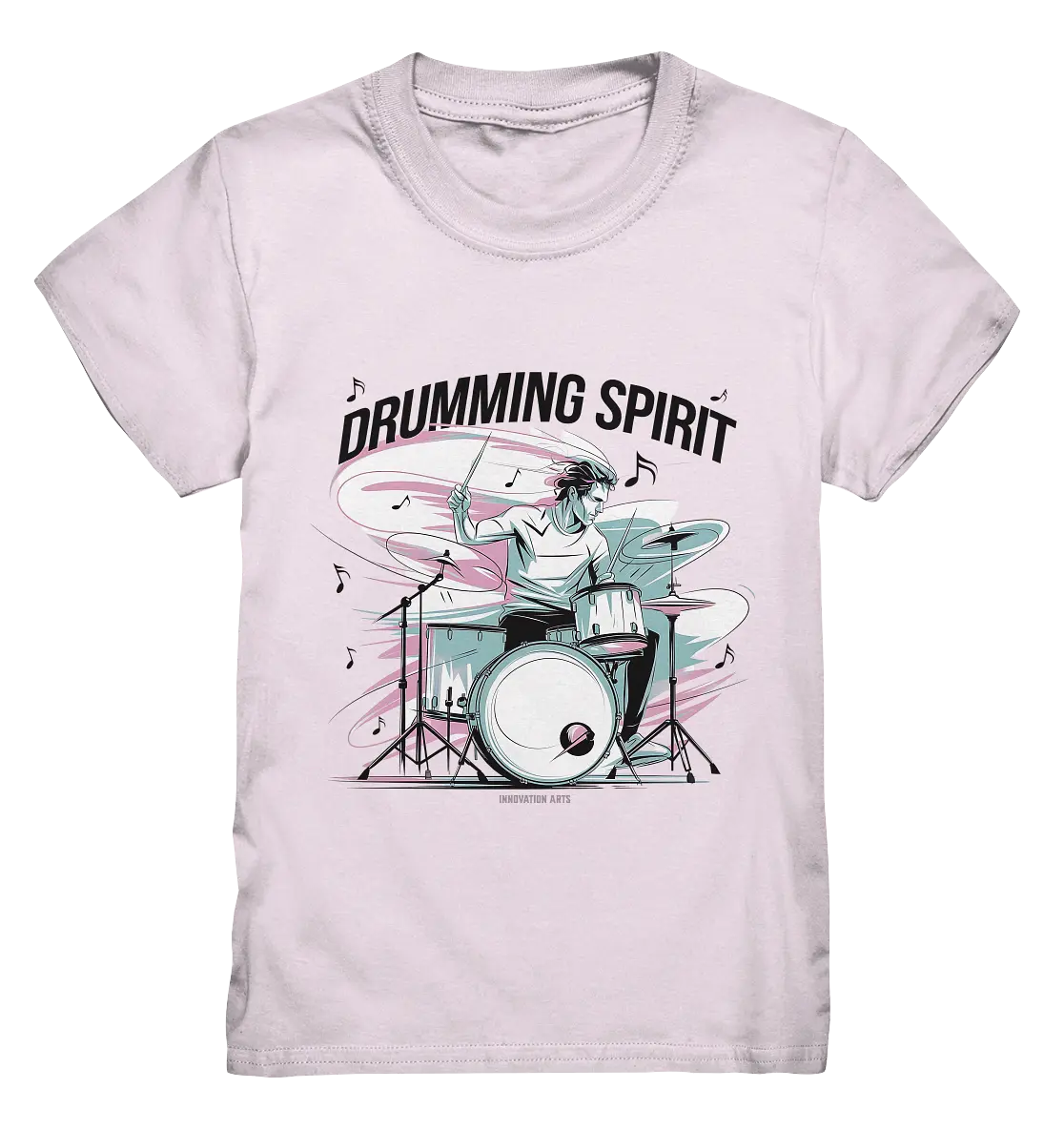 Energie am Schlagzeug - Kids Premium Shirt Bright Lights Arts