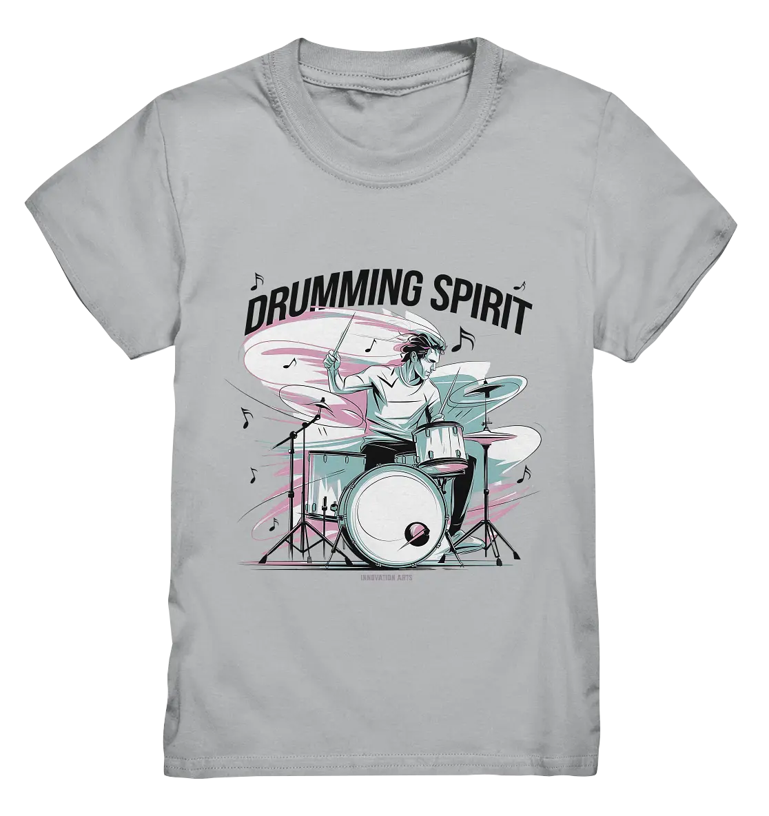 Energie am Schlagzeug - Kids Premium Shirt Bright Lights Arts