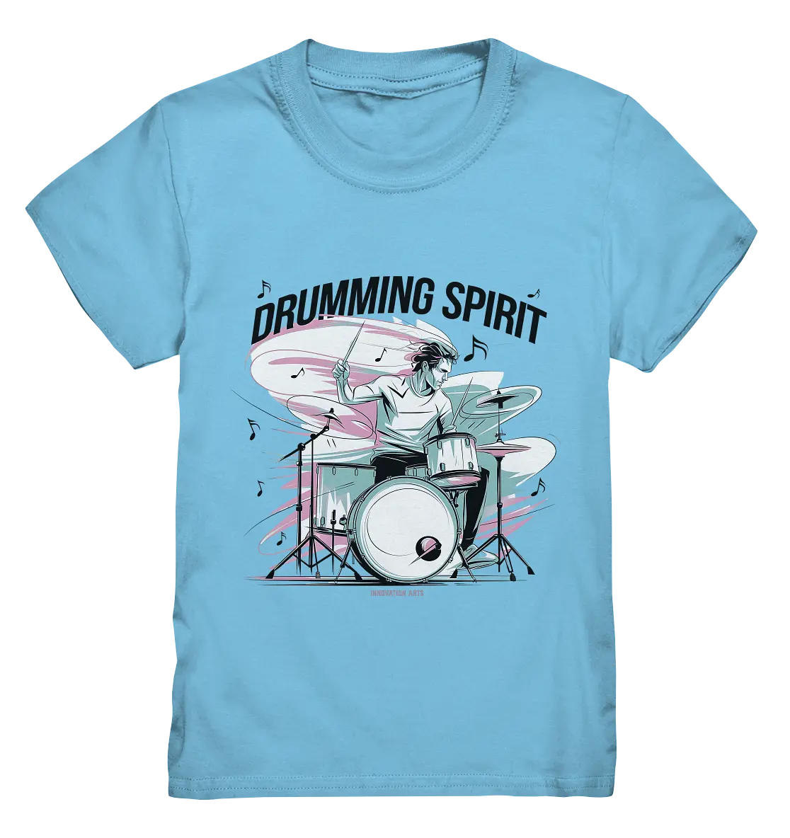 Energie am Schlagzeug - Kids Premium Shirt Bright Lights Arts