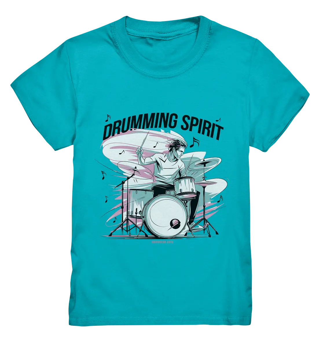 Energie am Schlagzeug - Kids Premium Shirt Bright Lights Arts