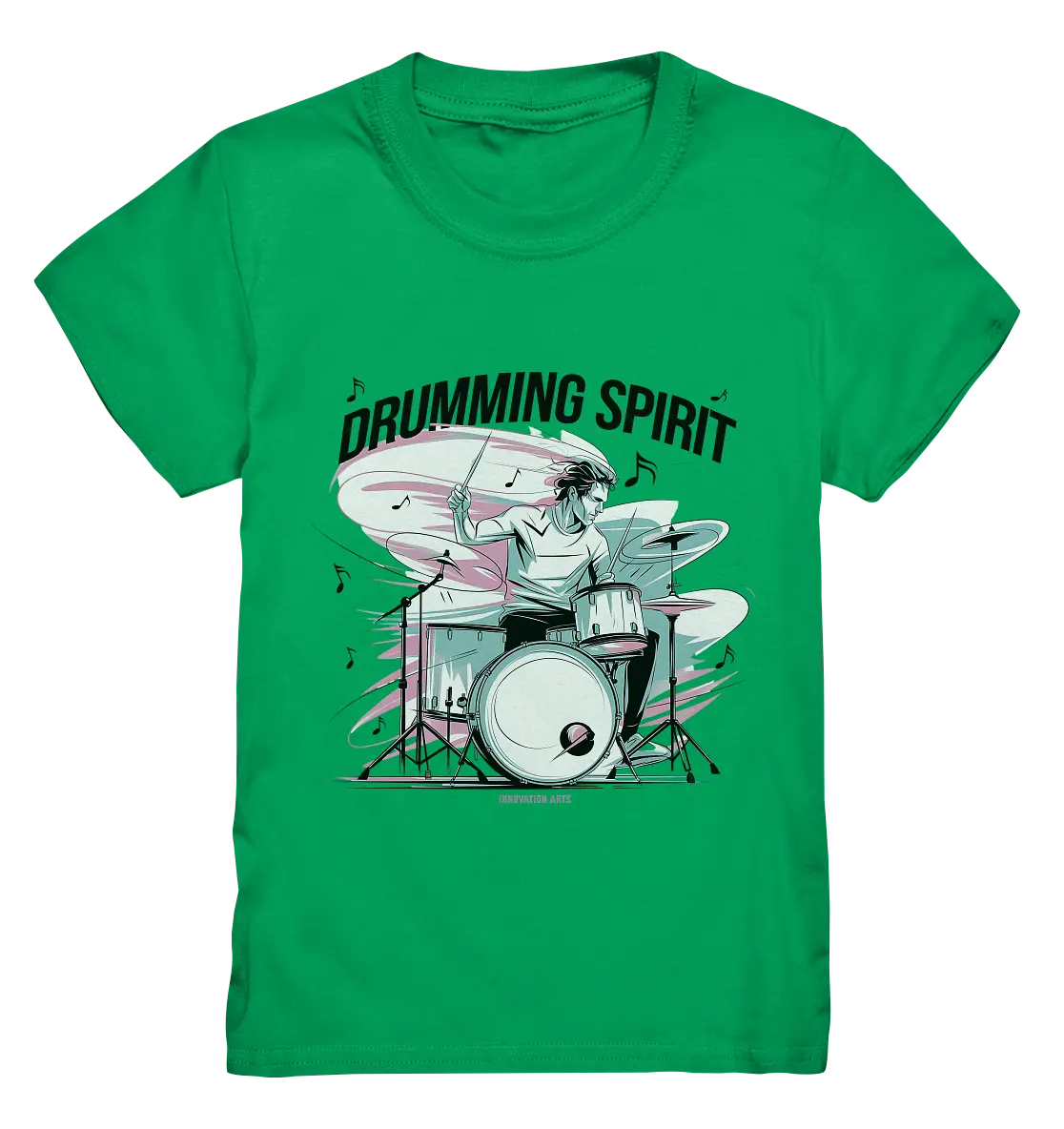 Energie am Schlagzeug - Kids Premium Shirt Bright Lights Arts