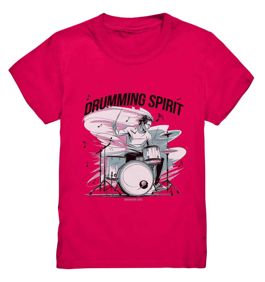 Energie am Schlagzeug - Kids Premium Shirt Bright Lights Arts