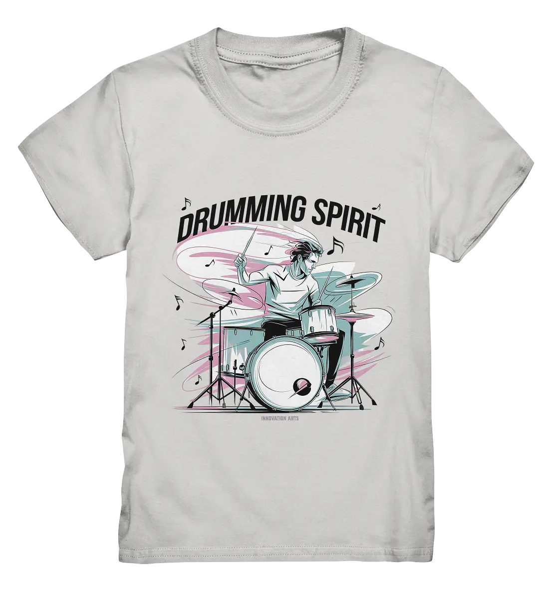 Energie am Schlagzeug - Kids Premium Shirt Bright Lights Arts