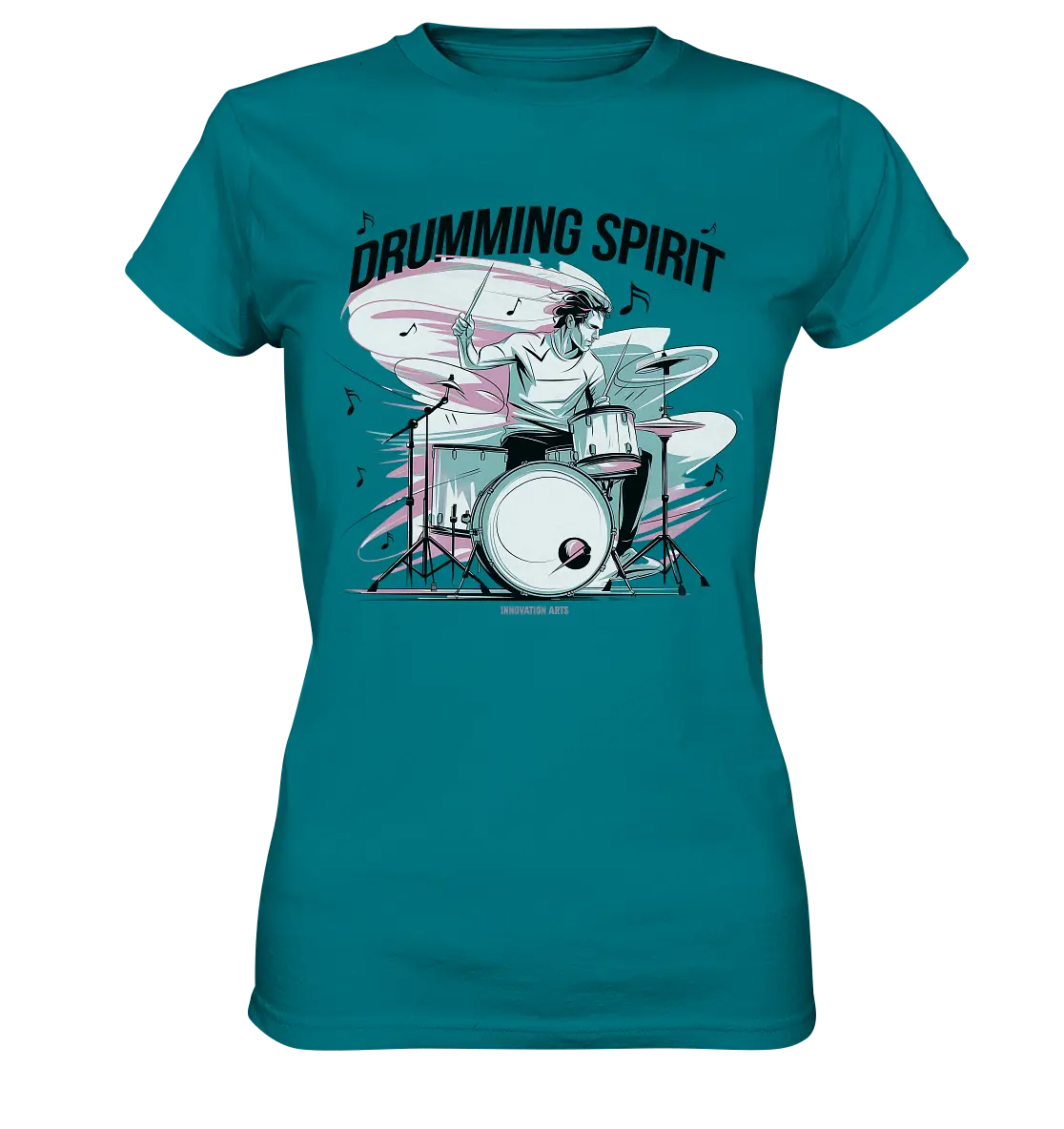 Energie am Schlagzeug - Ladies Premium Shirt Bright Lights Arts