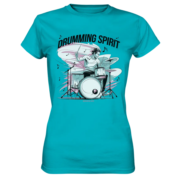 Energie am Schlagzeug - Ladies Premium Shirt Bright Lights Arts