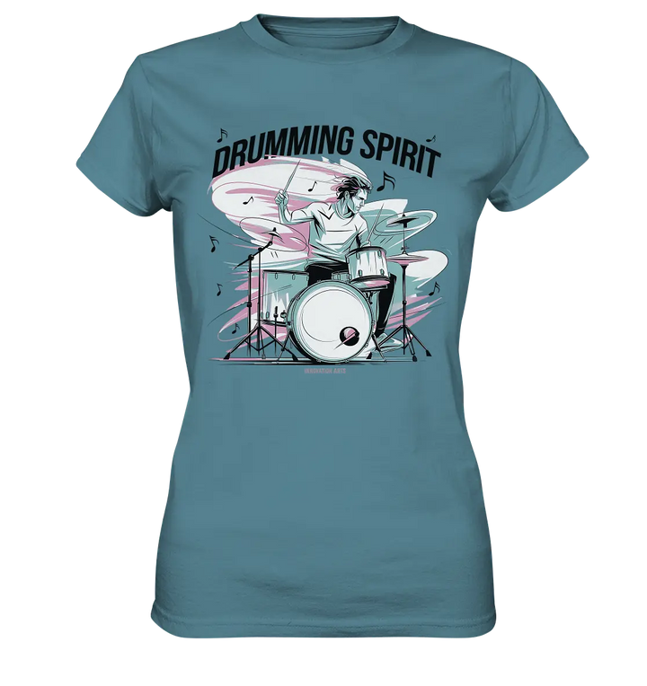 Energie am Schlagzeug - Ladies Premium Shirt Bright Lights Arts