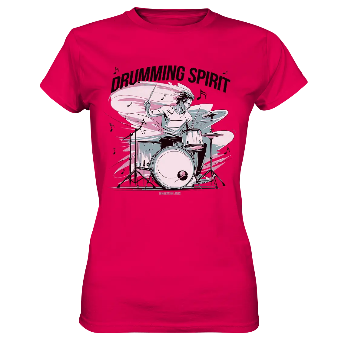 Energie am Schlagzeug - Ladies Premium Shirt Bright Lights Arts