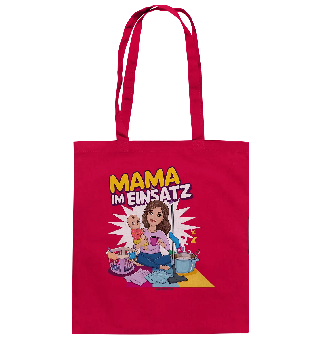 Erst Yoga, dann Kaffee Kopie - Baumwolltasche Bright Lights Arts