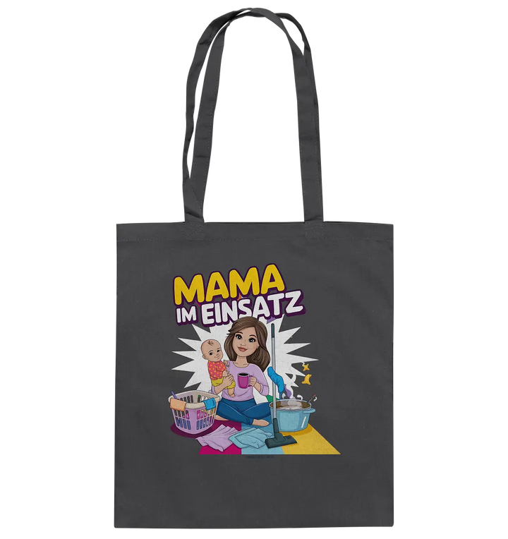 Erst Yoga, dann Kaffee Kopie - Baumwolltasche Bright Lights Arts