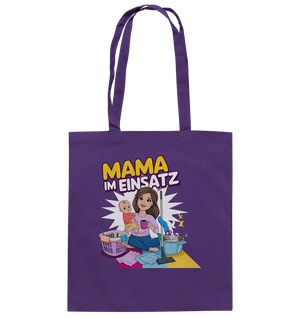 Erst Yoga, dann Kaffee Kopie - Baumwolltasche Bright Lights Arts