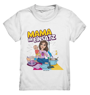 Erst Yoga, dann Kaffee Kopie - Kids Premium Shirt Bright Lights Arts