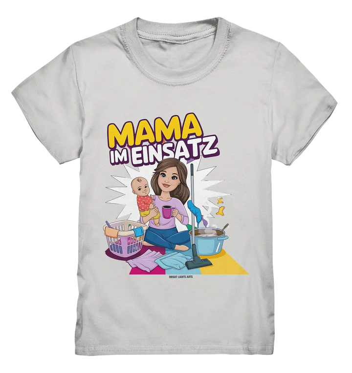 Erst Yoga, dann Kaffee Kopie - Kids Premium Shirt Bright Lights Arts
