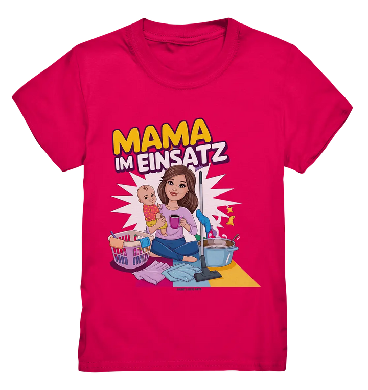 Erst Yoga, dann Kaffee Kopie - Kids Premium Shirt Bright Lights Arts