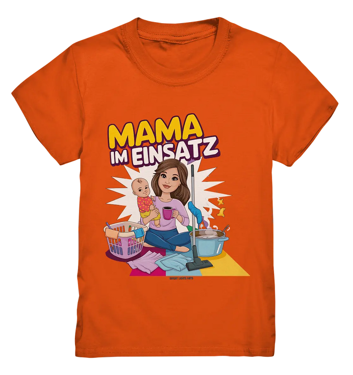 Erst Yoga, dann Kaffee Kopie - Kids Premium Shirt Bright Lights Arts