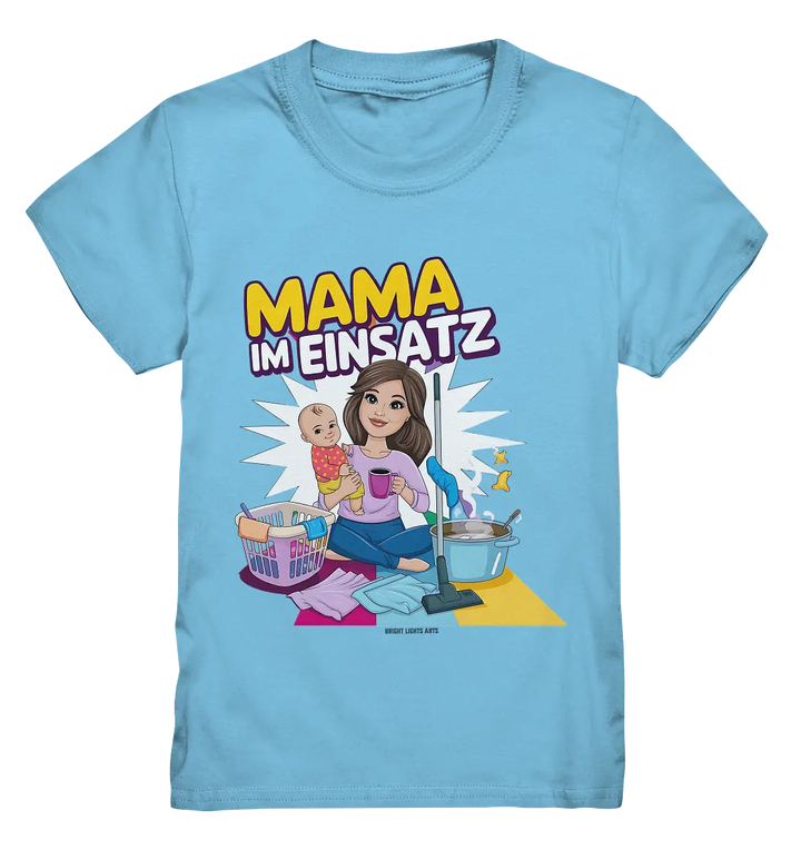 Erst Yoga, dann Kaffee Kopie - Kids Premium Shirt Bright Lights Arts