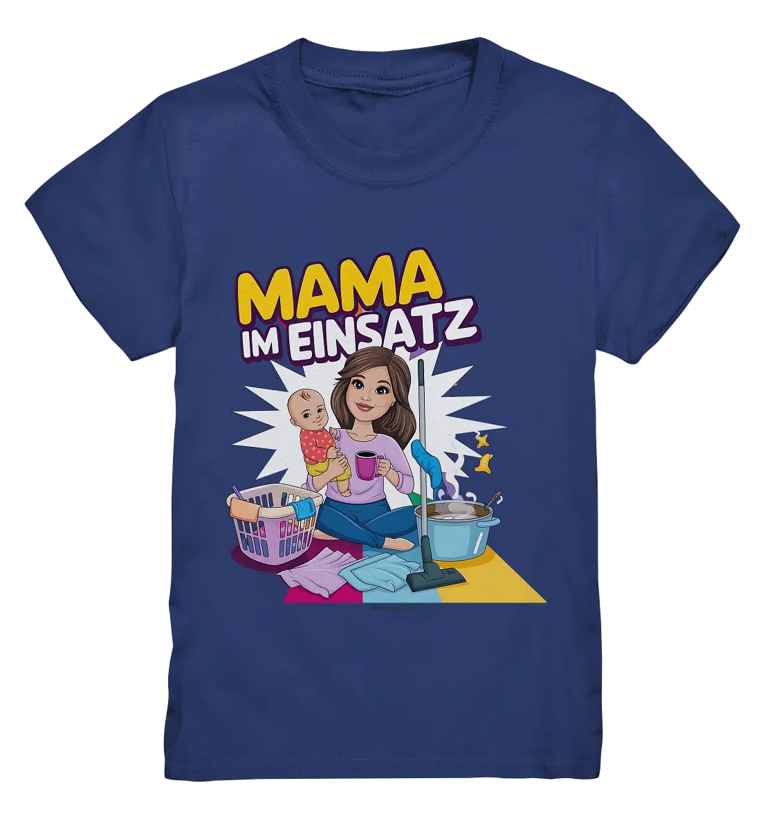 Erst Yoga, dann Kaffee Kopie - Kids Premium Shirt Bright Lights Arts