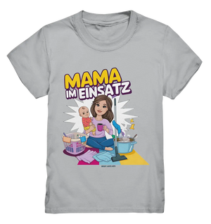 Erst Yoga, dann Kaffee Kopie - Kids Premium Shirt Bright Lights Arts