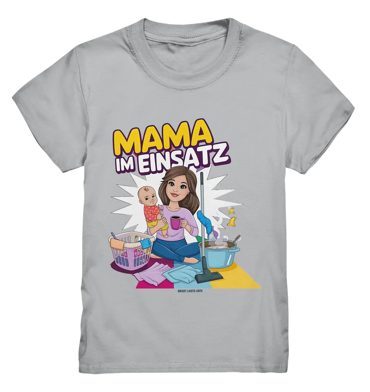 Erst Yoga, dann Kaffee Kopie - Kids Premium Shirt Bright Lights Arts