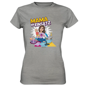 Erst Yoga, dann Kaffee Kopie - Ladies Premium Shirt Bright Lights Arts