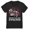 Extinct? No, Just Evolved - Dinosaurier & Evolution - Kids Premium Shirt Bright Lights Arts