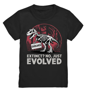 Extinct? No, Just Evolved - Dinosaurier & Evolution - Kids Premium Shirt Bright Lights Arts