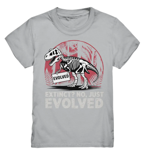 Extinct? No, Just Evolved - Dinosaurier & Evolution - Kids Premium Shirt Bright Lights Arts
