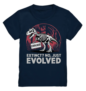 Extinct? No, Just Evolved - Dinosaurier & Evolution - Kids Premium Shirt Bright Lights Arts
