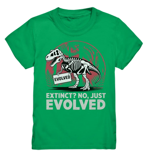Extinct? No, Just Evolved - Dinosaurier & Evolution - Kids Premium Shirt Bright Lights Arts