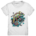 Farbenfrohes Chamäleon – Lebendige Tierillustration - Kids Premium Shirt Bright Lights Arts