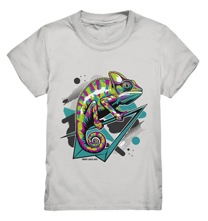 Farbenfrohes Chamäleon – Lebendige Tierillustration - Kids Premium Shirt Bright Lights Arts