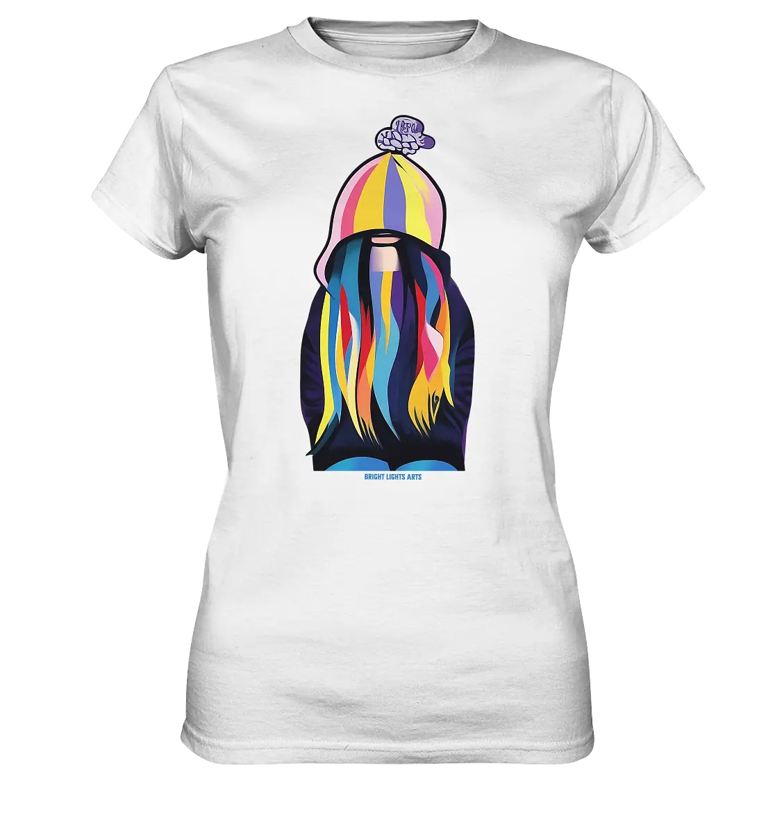 Farbenfrohes Urban Art Design – Ausdruckskraft & Dynamik - Ladies Premium Shirt Bright Lights Arts