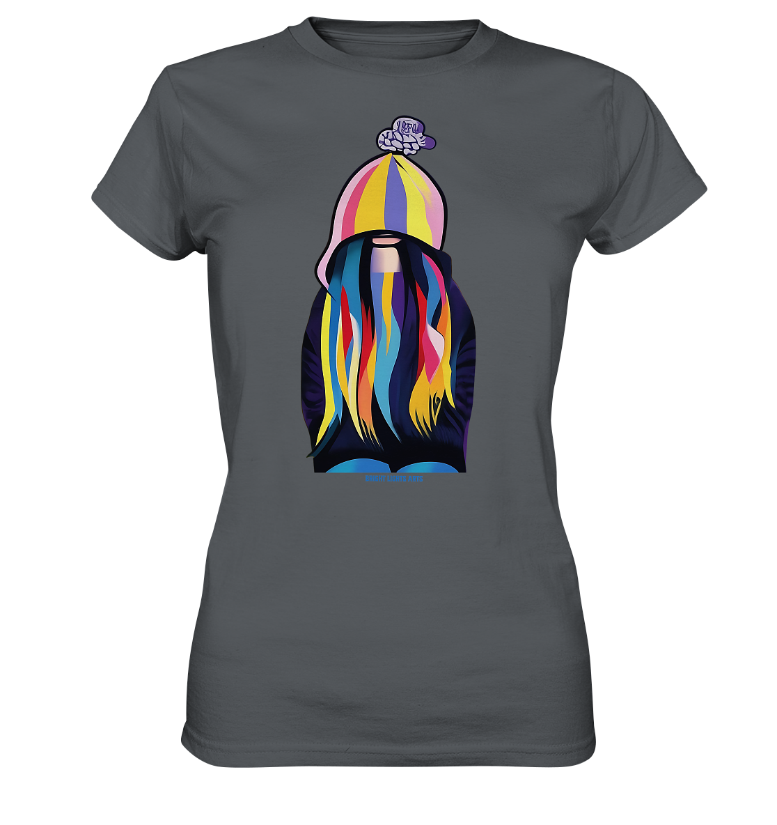 Farbenfrohes Urban Art Design – Ausdruckskraft & Dynamik - Ladies Premium Shirt Bright Lights Arts