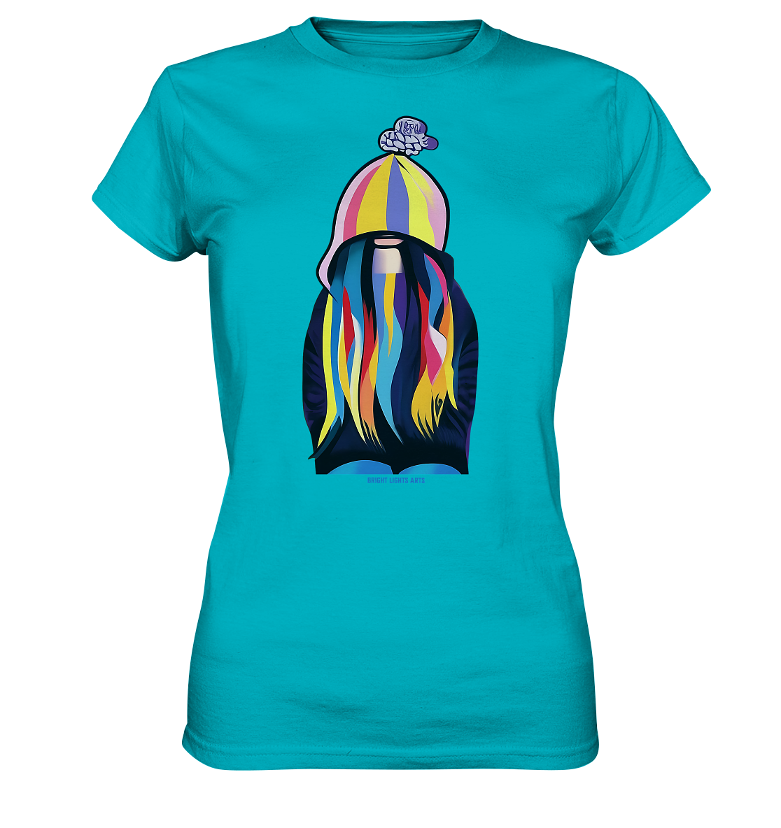 Farbenfrohes Urban Art Design – Ausdruckskraft & Dynamik - Ladies Premium Shirt Bright Lights Arts