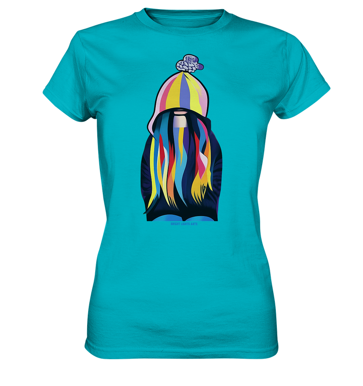 Farbenfrohes Urban Art Design – Ausdruckskraft & Dynamik - Ladies Premium Shirt Bright Lights Arts
