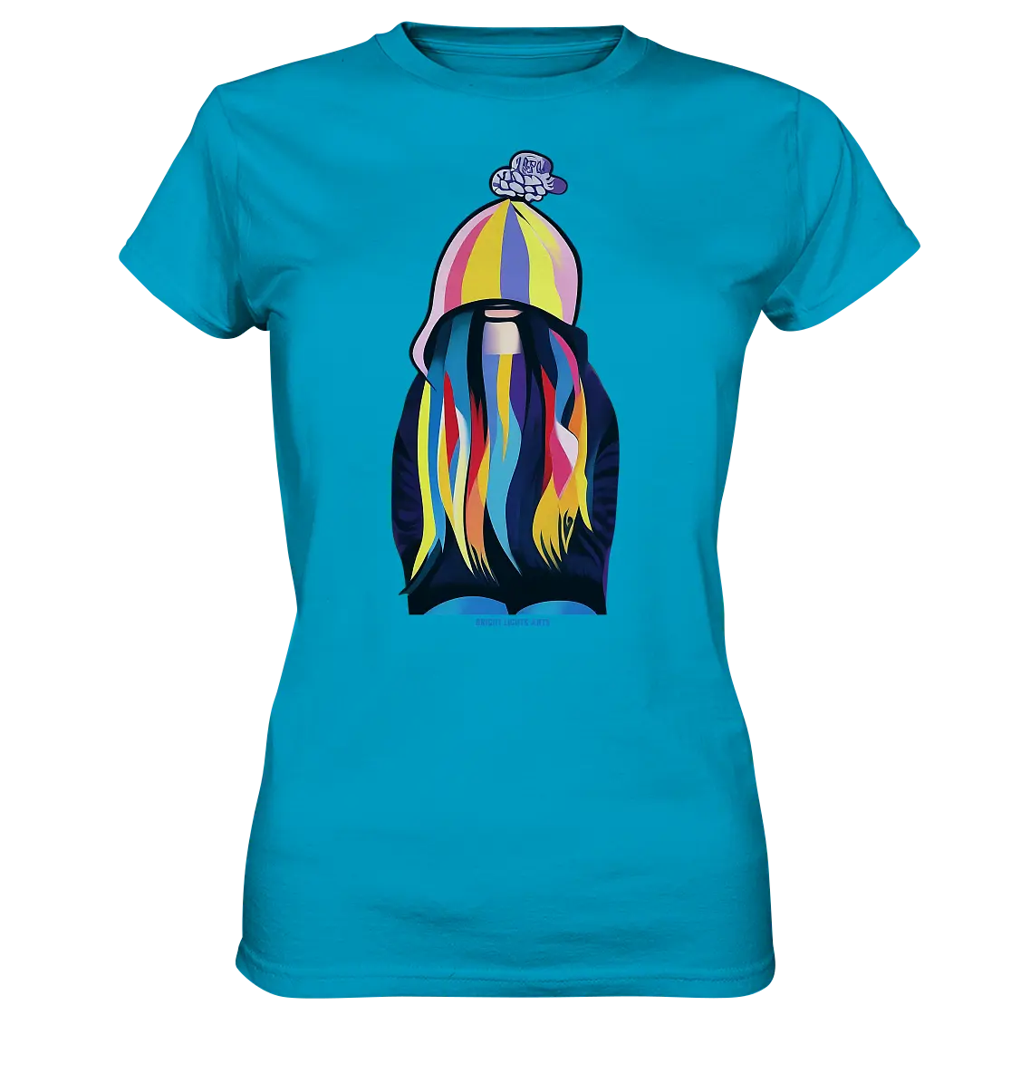 Farbenfrohes Urban Art Design – Ausdruckskraft & Dynamik - Ladies Premium Shirt Bright Lights Arts