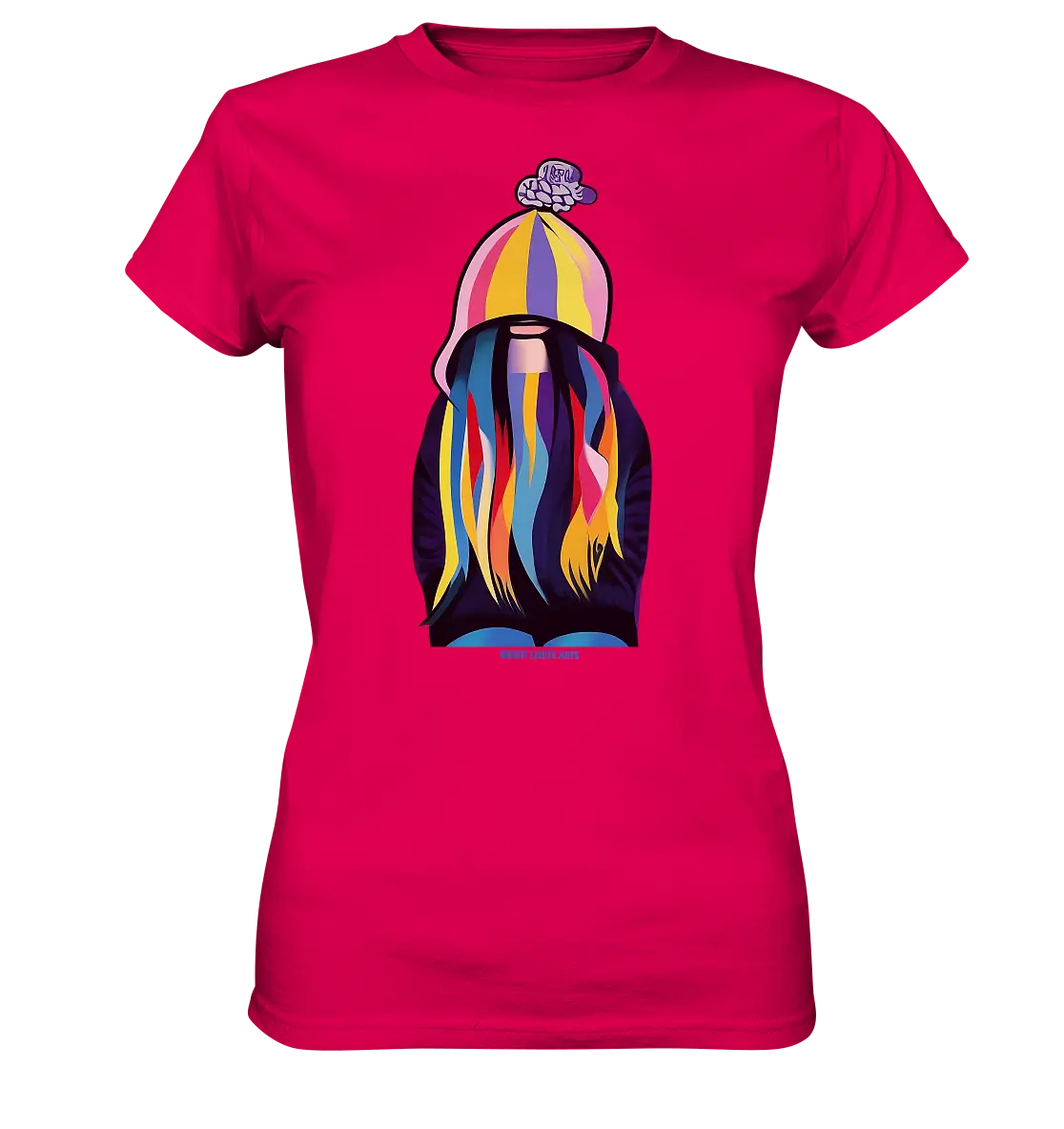 Farbenfrohes Urban Art Design – Ausdruckskraft & Dynamik - Ladies Premium Shirt Bright Lights Arts